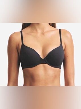 SKIMS NWT Fits Everybody T-Shirt Bra Intimates Onyx Black Size 38C